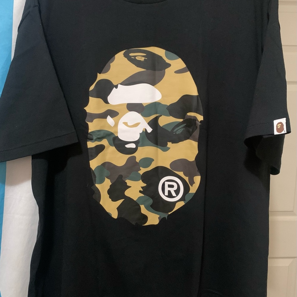 BAPE Black Camo Graphic T-Shirt